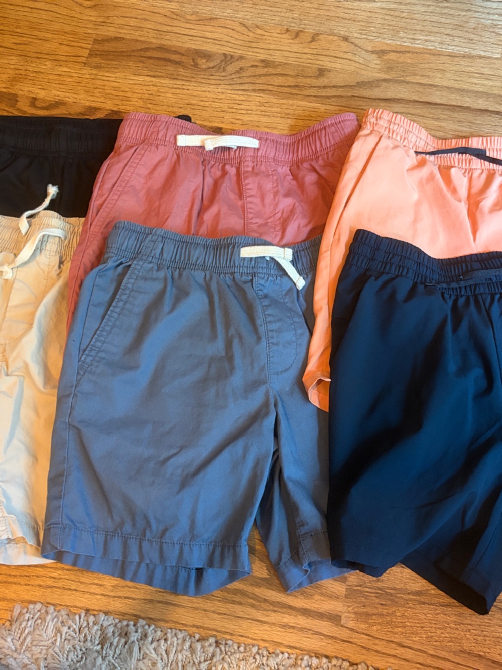 Old Navy Kids Pull-On Shorts - Navy, Blue, Pink, Coral, Cream, Black 6 pairs